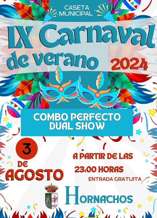 El Carnaval de verano llenará de alegría y diversión la localidad el próximo sábado 3 de Agosto