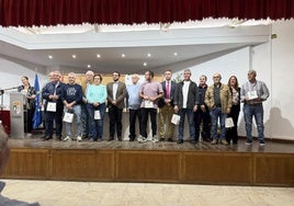 Algunos de los Donantes galardonadas junto a autoridades