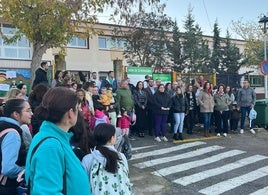 Concentración llevada a cabo ayer