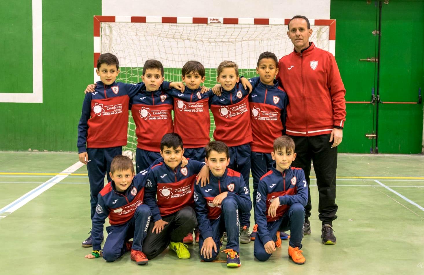 El alevín de fútbol sala del Jaraíz se clasifica para la fase regional