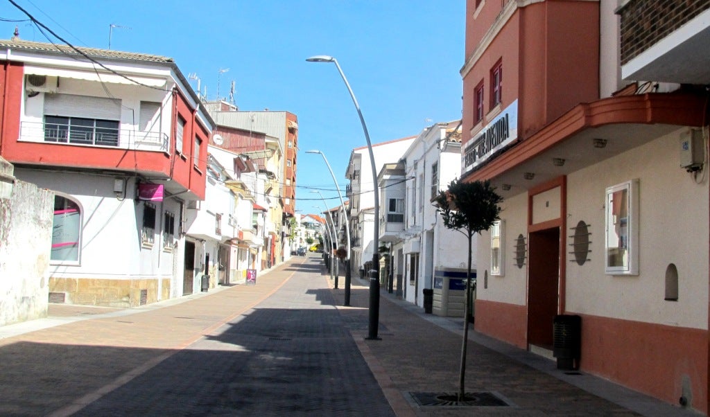 Avenida de Yuste, remodelada este año. 