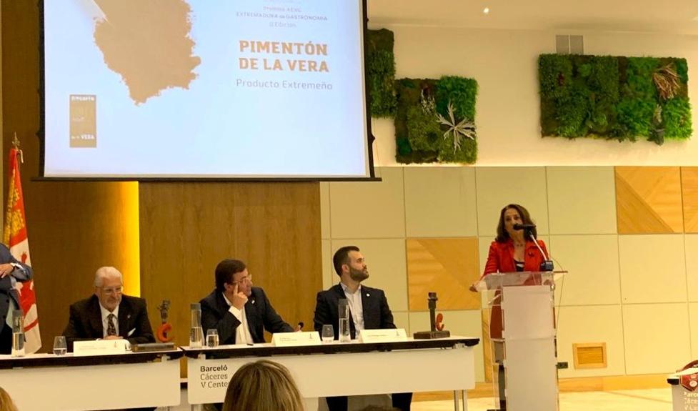 La denominación de origen protegida Pimentón de la Vera, premio 'Producto Extremeño'