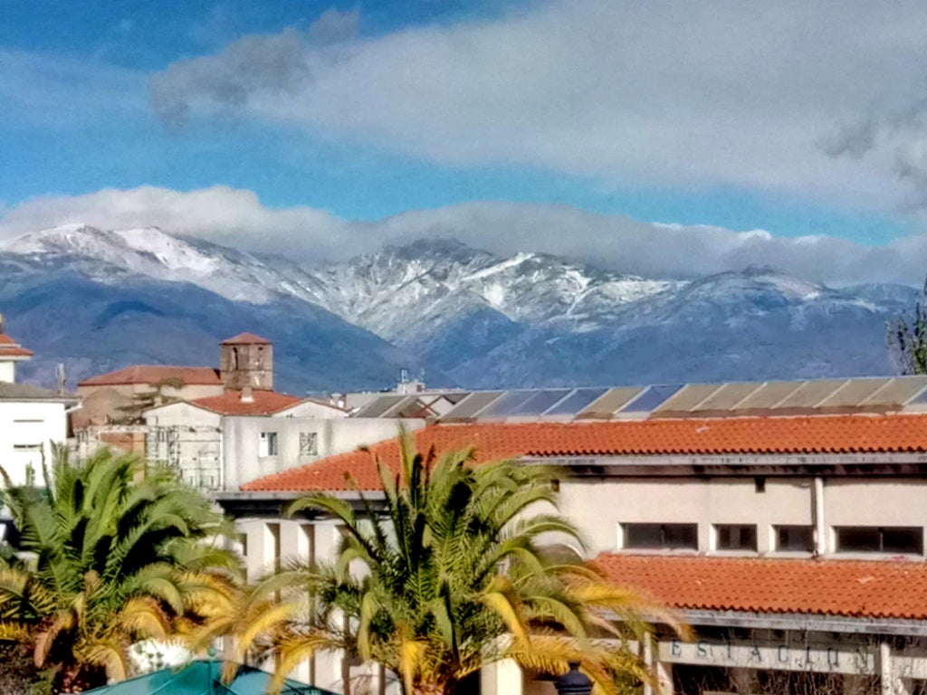 Nieva por primera vez este otoño en Gredos