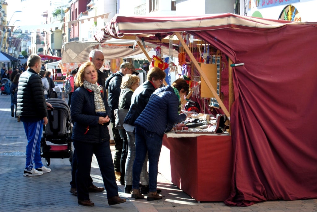 Mercado de artesanía. 