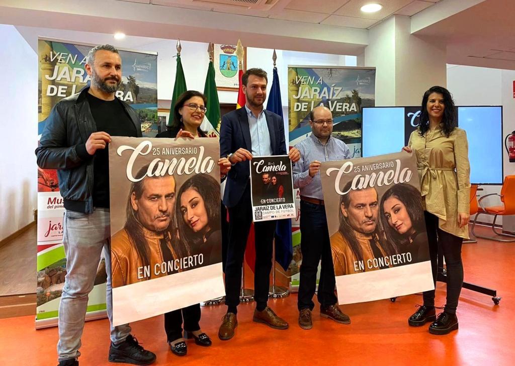 Camela actuará el 8 de agosto en Jaraíz