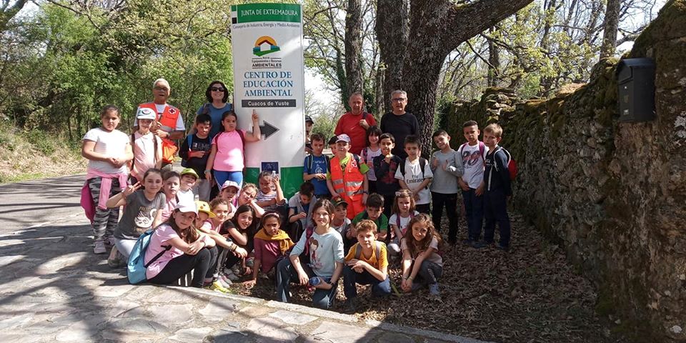 Participantes en la ruta.