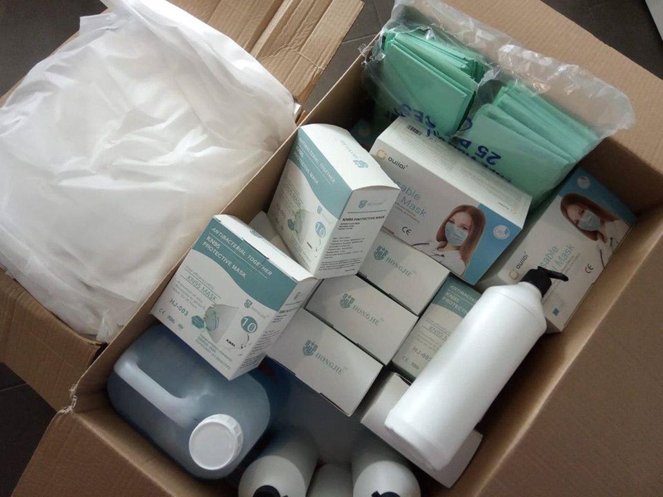 El municipio recibe material sanitario de la Diputación para la residencia de mayores