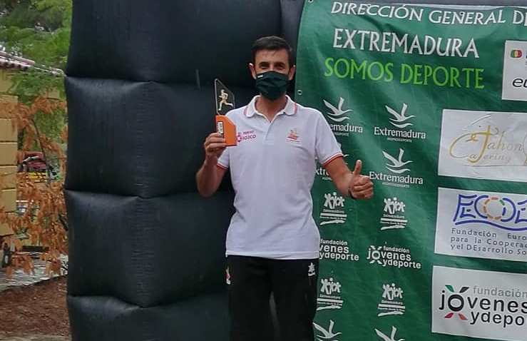 Juanjo, en el podio.