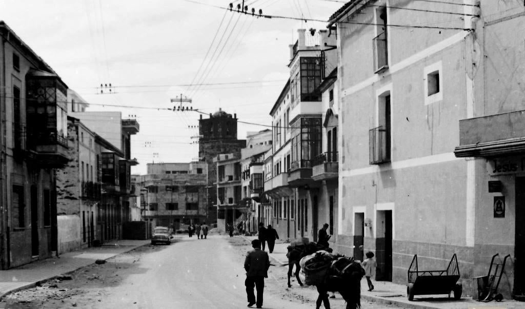 'La carretera' a finales de la década de los cincuenta. 