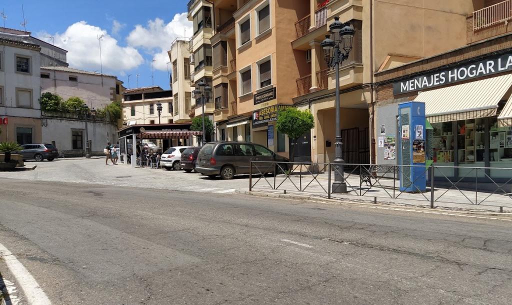 Plaza de Santa, donde se instalará el punto de recarga. 