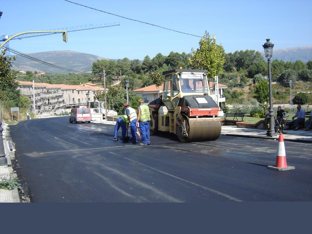 Arreglo de la travesía de Jaraíz en 2008. 