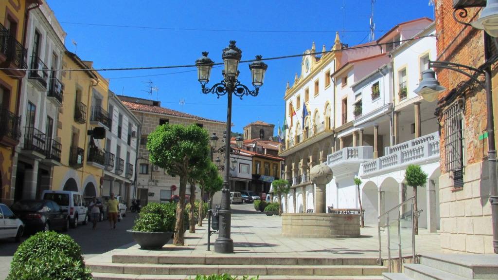 Plaza Mayor de Jaraíz. 