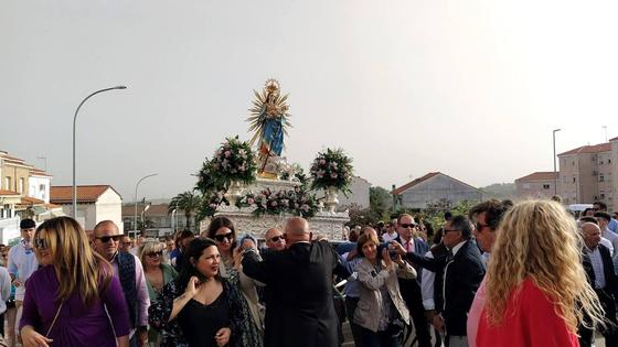 La Patrona, la Virgen del Salobrar, visita hoy la iglesia de San Miguel