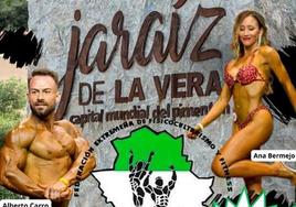 cCartel del XXXVI Campeonato de Fisicoculturismo y Fitness de Extremadura y II invitacional.