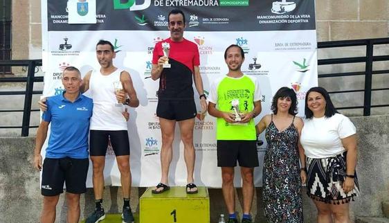 Ángel Luis Pérez Nevado, cuatro carreras en el circuito de la Vera, cuatro triunfos