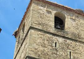 Torre y campanario de la iglesia de Santa María.