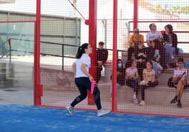Torneo de pádel del pasado año en la pista municipal.