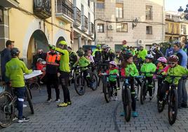 Salidad de la la edición anterior, en la Plaza Mayor.