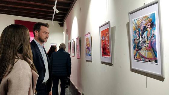 Exposición de los carteles del Carnaval en el Museo del Pimentón