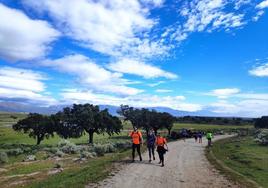 Senderistas y corredores en la edición del pasado año.