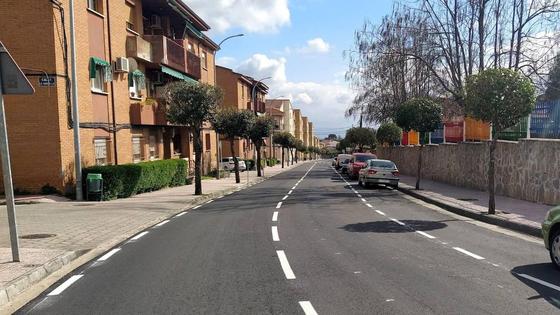 Finalizan las obras de mejora de la travesía de la carretera Jaraíz-Pasarón