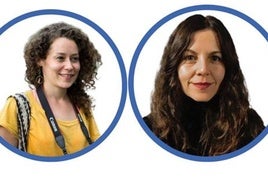 Silvia Arjona y María Rodríguez, dos de las panelistas jaraiceñas invitadas al encuentro.