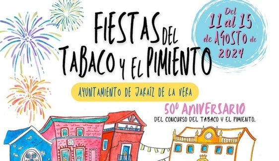 Paloma Paniagua, ganadora del concurso de carteles de las Fiestas del Tabaco y Pimiento 2024