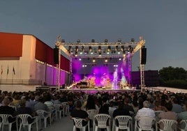 Auditorio del polideportivo municipal, escenario de la 'quincena cultural'.