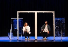 Raquel Palma y Javier Herrera en un momento de la obra.