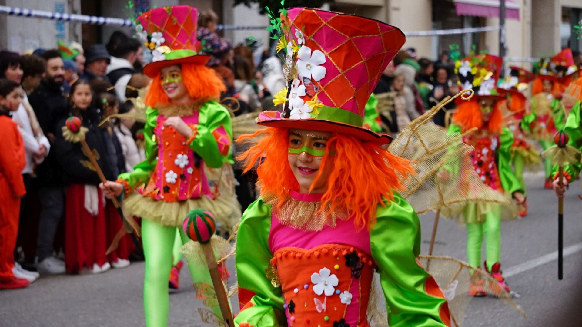 Koko Loco, ganadora en infantil del Carnaval jaraiceño de 2025.