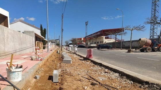 Comienzan las obras de pavimentación en Hernán Cortés