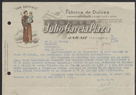 Carta comercial de Julio García, fechada en 1929.