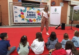La escritora jaraiceña Pilar Romero en otra edición anterior.