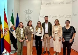 Acto de la toma de posesión de Nieves Esteban del cargo de jueza de paz sustituta.