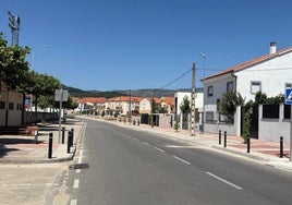 Tramo de la avenida de Hernán Cortés que ha sido objeto varias obras de mejora.