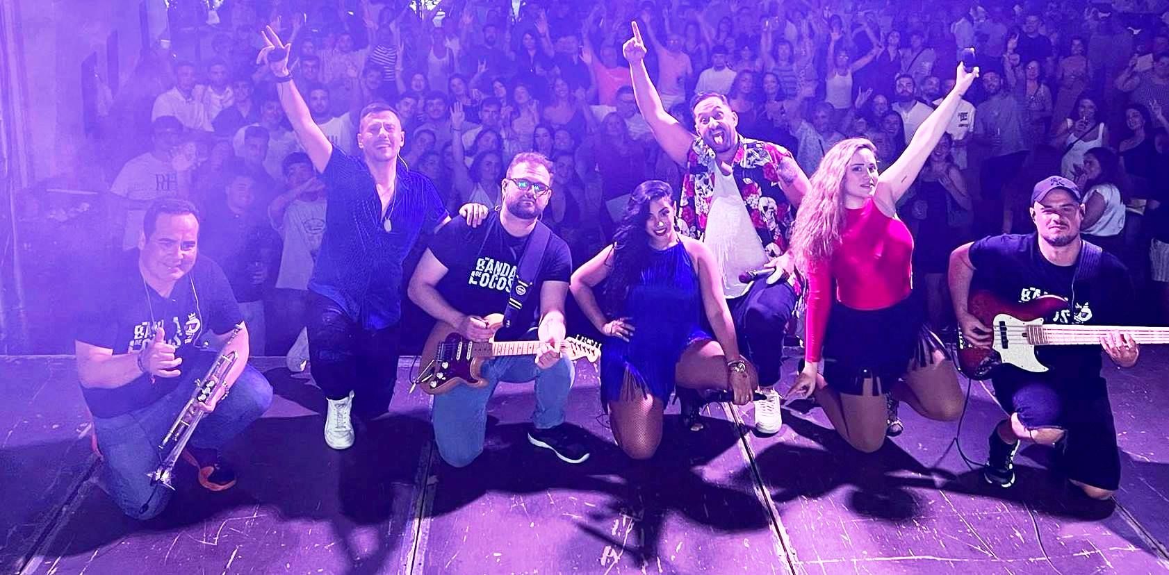 Una Banda de Locos, este miércoles, 13 de agosto, en el auditorio del polideportivo municipal.