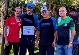 Carlos Labrador, en cebador, subcampeón del Trofeo Diputación de Cáceres