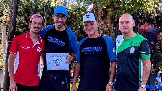 Carlos Labrador, en cebador, subcampeón del Trofeo Diputación de Cáceres