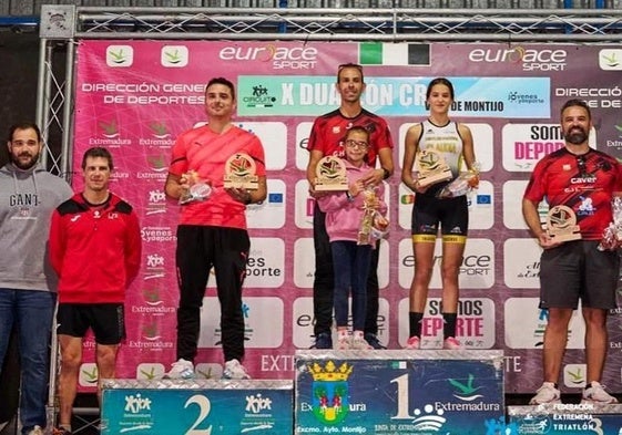 Alberto Sánchez, segundo en el Duatlón Cross de Montijo