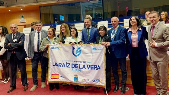 Jaraíz es ya oficialmente 'Villa Europea del Deporte 2026'