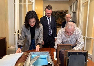 La Diputación recibe el archivo de fotográfico de don Marcelo Giraldo por mediación del Ayuntamiento