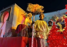 La carroza de Baltsar y su séquito.