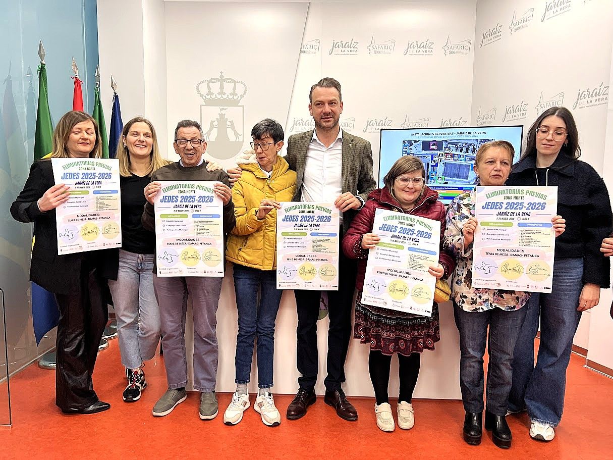 Presentación de los juegos en el Ayuntamiento.