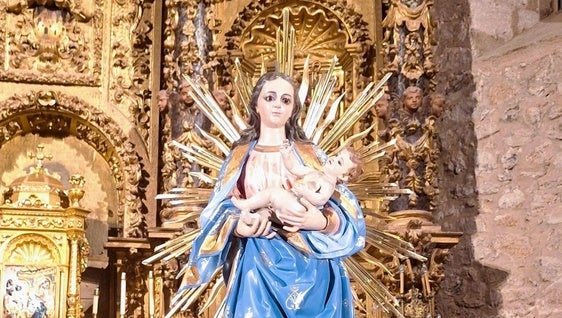 La Virgen del Salobrar, radiante tras su restauración