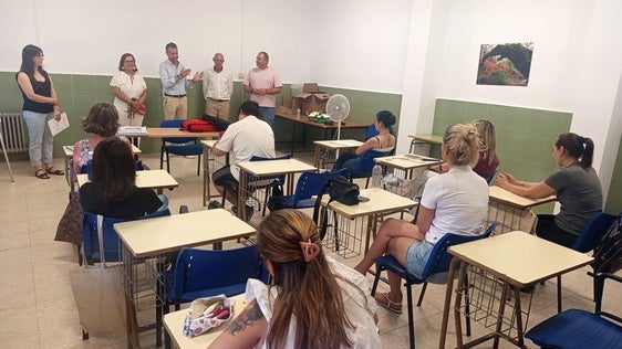 Clausura en el César Carlos de un curso de auxiliar administrativo contable