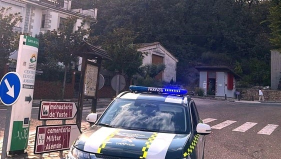 Desalojan un campamento cerca del Monasterio de Yuste