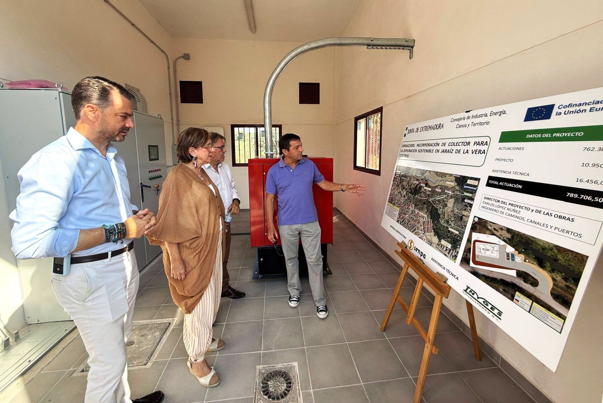 Interior de la infraestructura