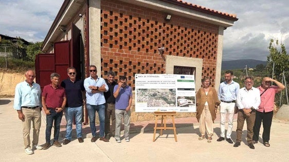 La consejera Mercedes Morán visita la nueva estación de bombeo de aguas residuales