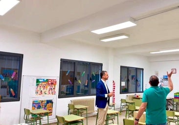 Los colegios Ejido y Gregoria Collado estrenan este curso nueva iluminación