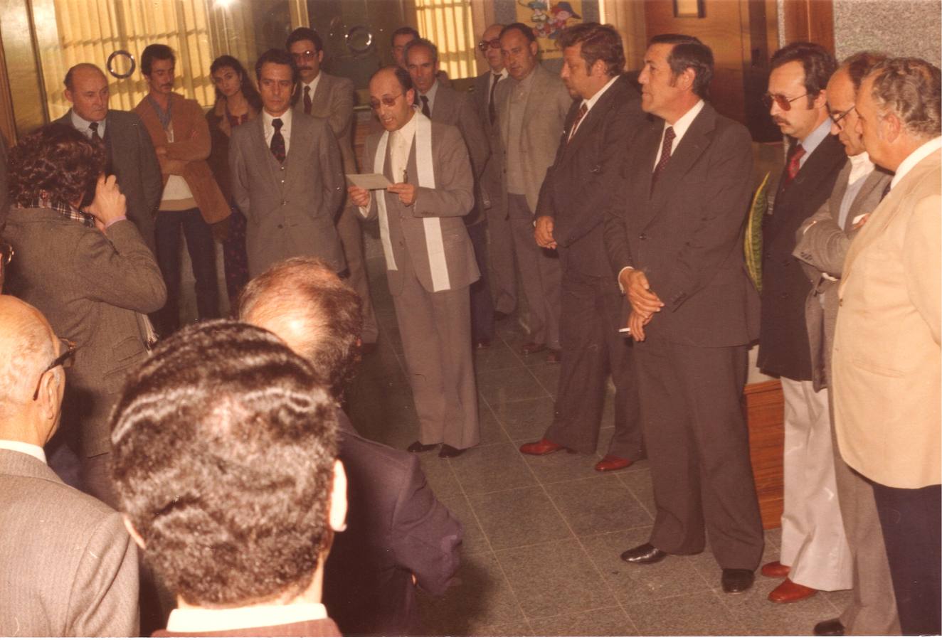 Serradilla, el cuarto por la derecha, en 1981. 